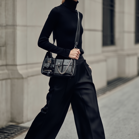 Richme Punk Bolso Mujer Fashion 2025 Trend New Design Chains Crossbody Shoulder Bags Harajuku Y2k PU Individuality Ladies Bags