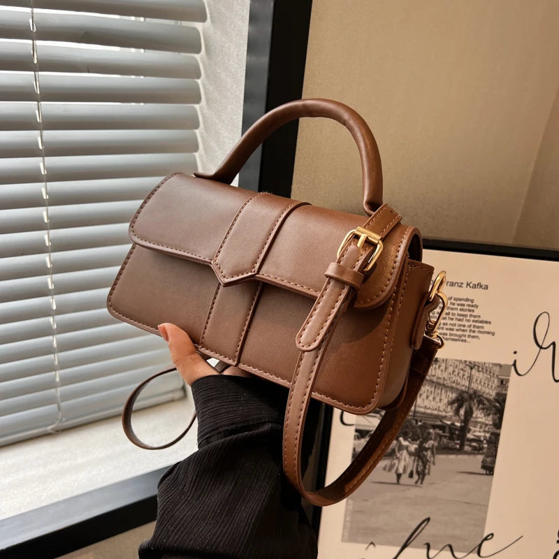 Vintage PU Leather Shoulder Bag – Your New Everyday Essential