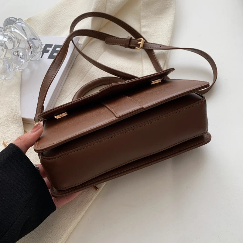 Vintage PU Leather Shoulder Bag – Your New Everyday Essential