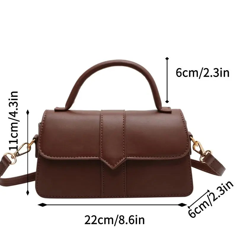 Vintage PU Leather Shoulder Bag – Your New Everyday Essential